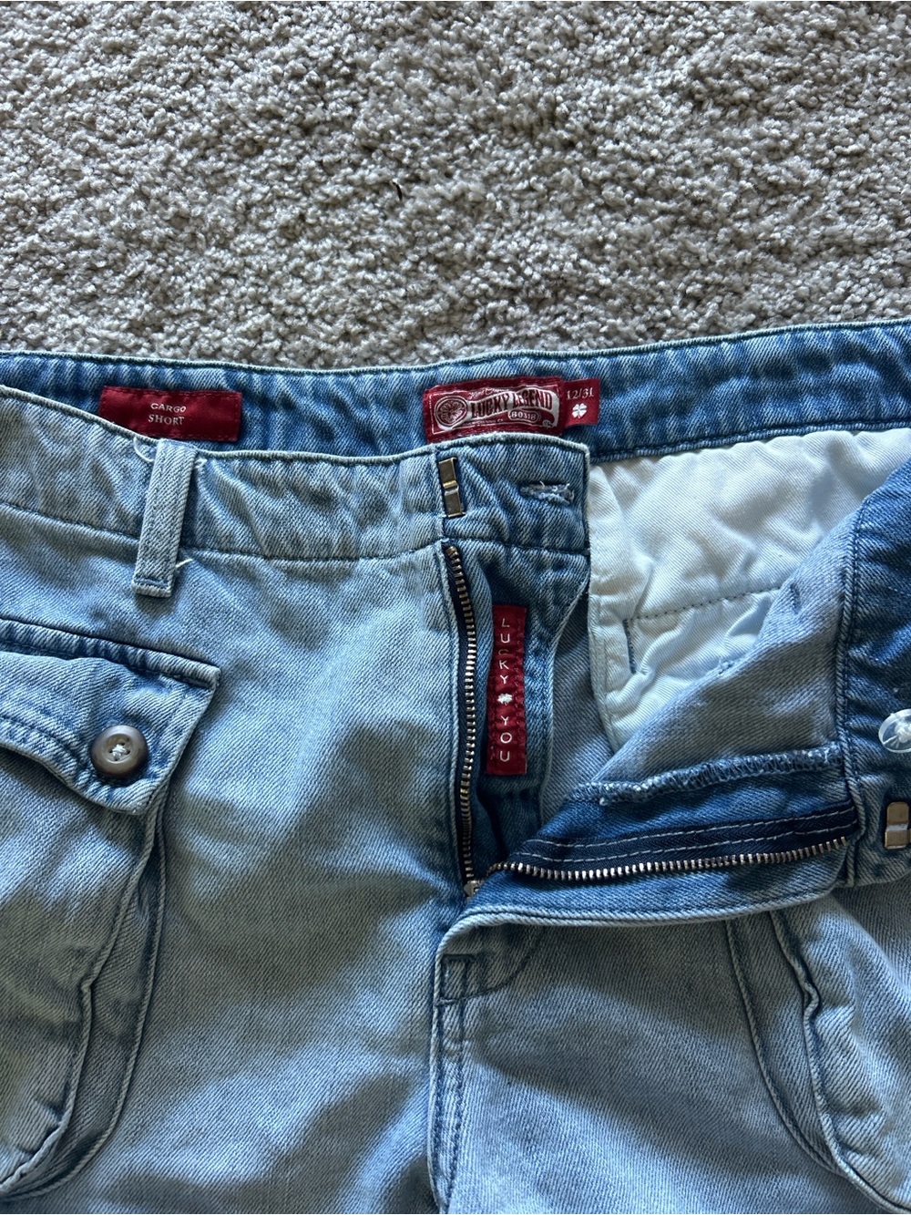 Lucky Brand Light Blue womens Jeans shorts